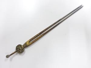 アンティーク　彫金　簪